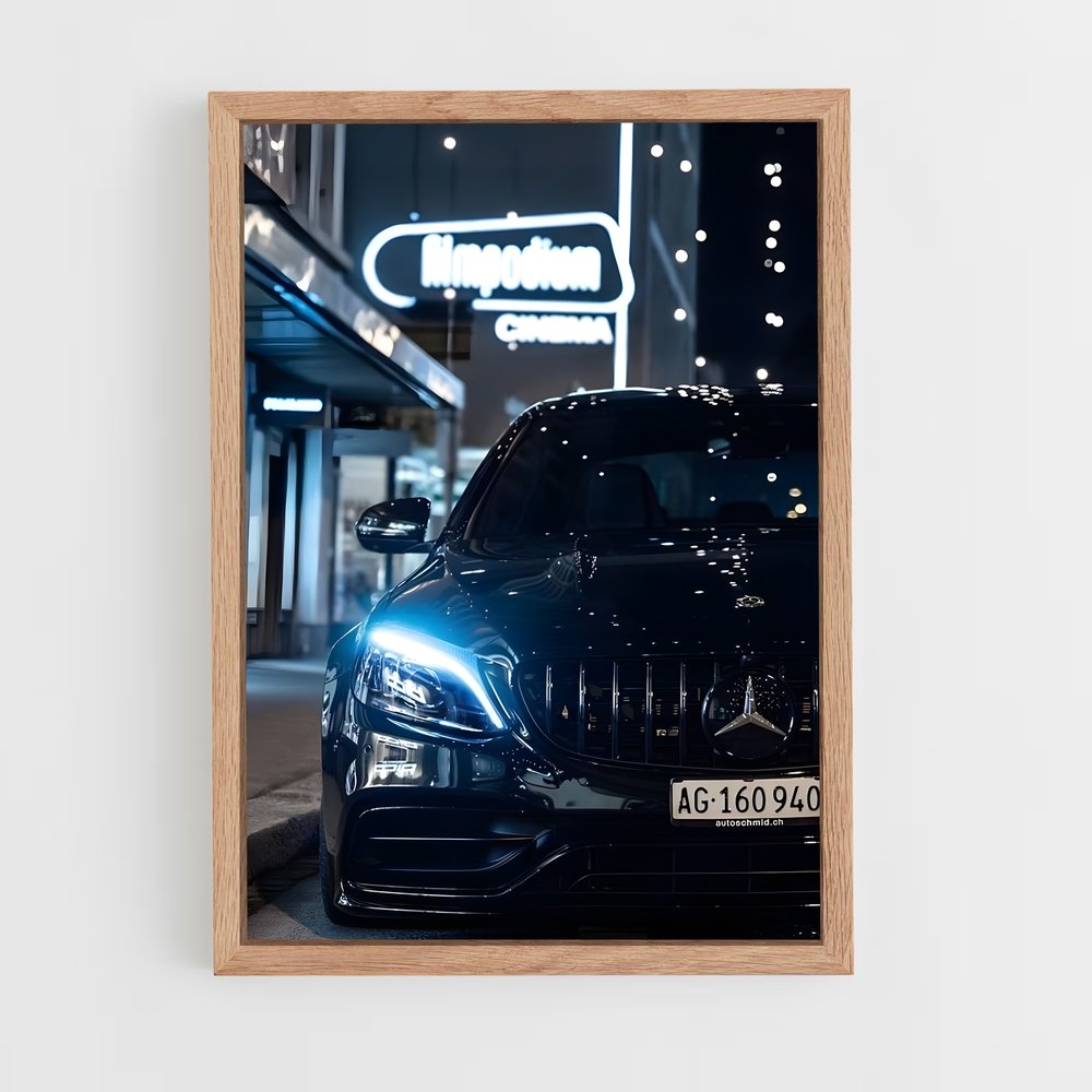 Poster Nuit Étoilée S-Class – affiche Mercedes (vue 4)